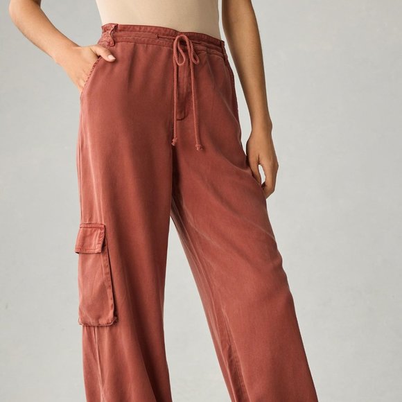 Brand New On the Road Drawstring Ankle Cargo Pants - Picture 4 of 5